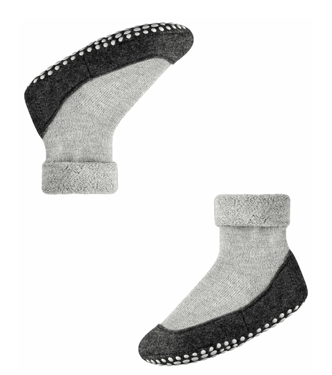 Falke Cosyshoe <span>10560 3400 Cosyshoe</span> 10560 3400 Cosyshoe grijs - www.bremmerschoenen.info - Bremmer Schoenen