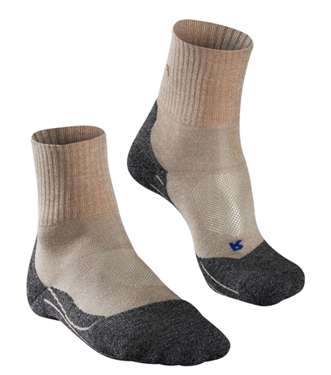 Falke Trekking <span>16155 4100 TK2 Cool Short</span> 16155 4100 TK2 Cool Short beige - www.bremmerschoenen.info - Bremmer Schoenen