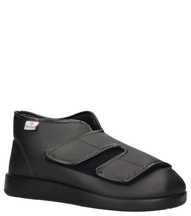 Varomed verbandpantoffel <span>60924.60 London Laag</span> 60924.60 London Laag zwart - www.bremmerschoenen.info - Bremmer Schoenen