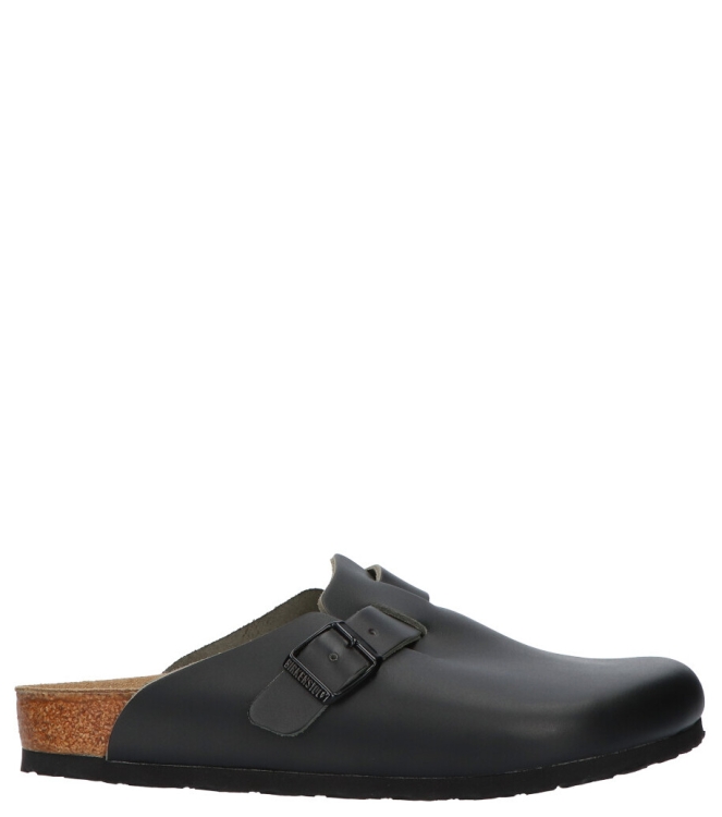 BIRKENSTOCK SLIPPER <span>0060191 BOSTON</span> 0060191 BOSTON zwart - www.bremmerschoenen.info - Bremmer Schoenen