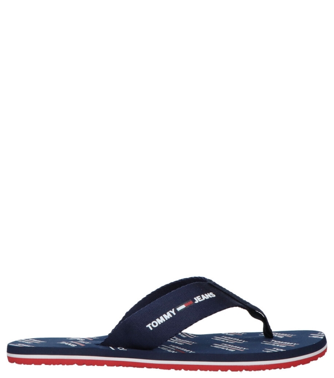 Tommy Hilfiger slipper <span>EM0EM00451 C87</span> EM0EM00451 C87 blauw - www.bremmerschoenen.info - Bremmer Schoenen