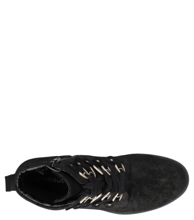 Waldlaufer Veterboot <span>903814 176 001 Hienna</span> 903814 176 001 Hienna zwart - www.bremmerschoenen.info - Bremmer Schoenen
