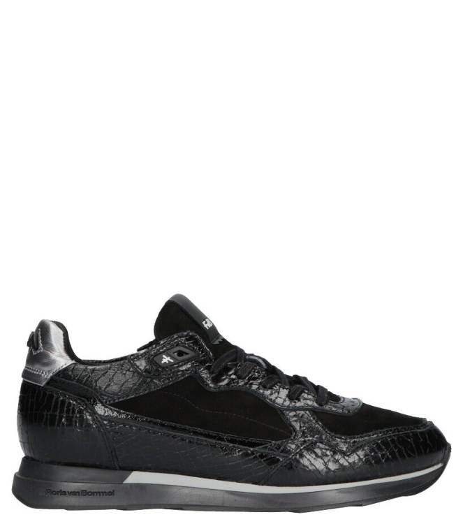 Floris van Bommel Sneaker <span>85312/02</span> 85312/02 zwart - www.bremmerschoenen.info - Bremmer Schoenen