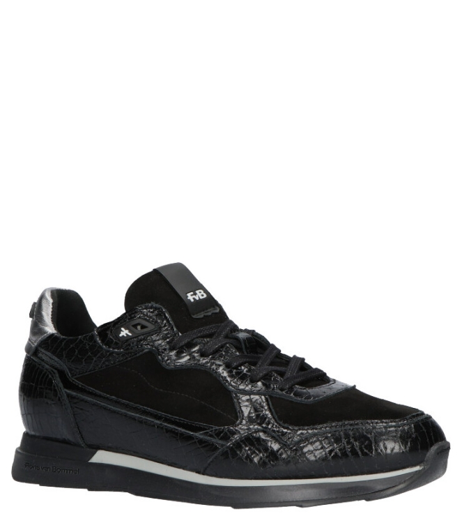 Floris van Bommel Sneaker <span>85312/02</span> 85312/02 zwart - www.bremmerschoenen.info - Bremmer Schoenen