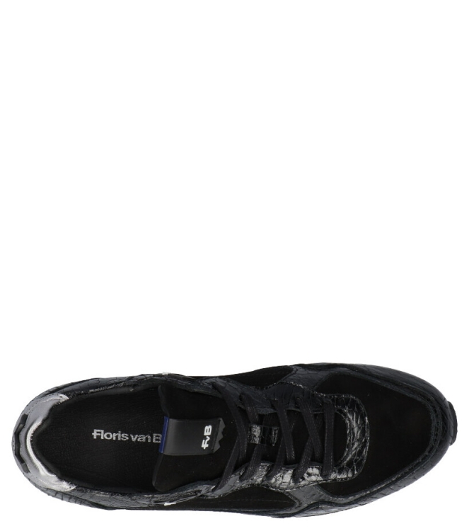 Floris van Bommel Sneaker <span>85312/02</span> 85312/02 zwart - www.bremmerschoenen.info - Bremmer Schoenen