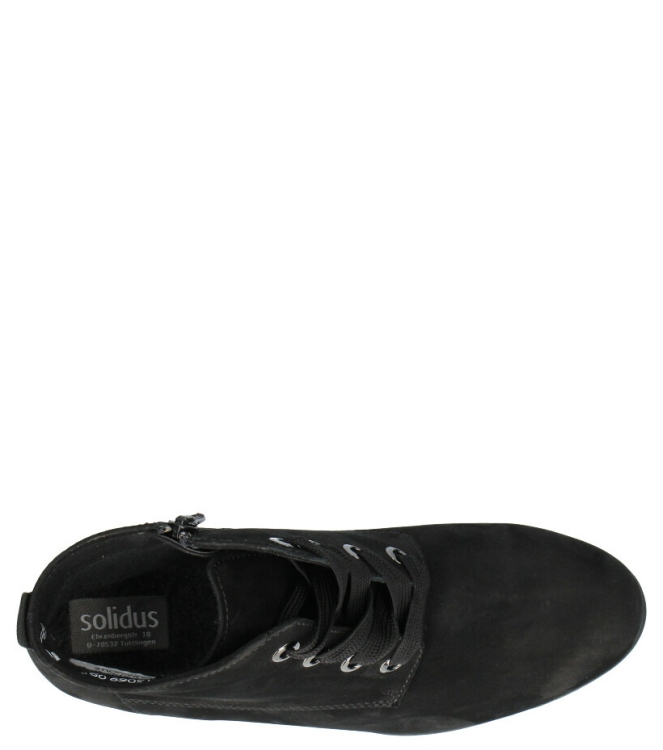 Solidus Solidus Veterboot <span>35019 00177 Kerry</span> 00177 NUBUK schwarz Solidus Veterboot <span>35019 00177 Kerry</span> 35019 00177 Kerry zwart - www.bremmerschoenen.info - Bremmer Schoenen
