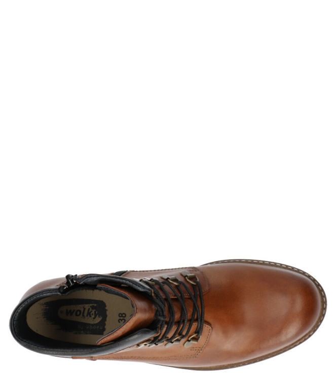 Wolky veterboot <span>0447530.430</span> 0447530.430 cognac - www.bremmerschoenen.info - Bremmer Schoenen