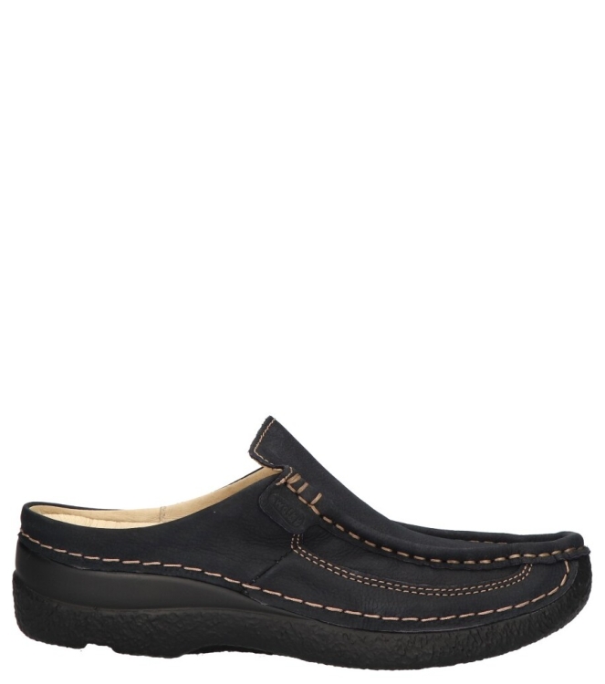 Wolky Slipper <span>0620211 800 Roll Slide</span> 0620211 800 Roll Slide blauw - www.bremmerschoenen.info - Bremmer Schoenen