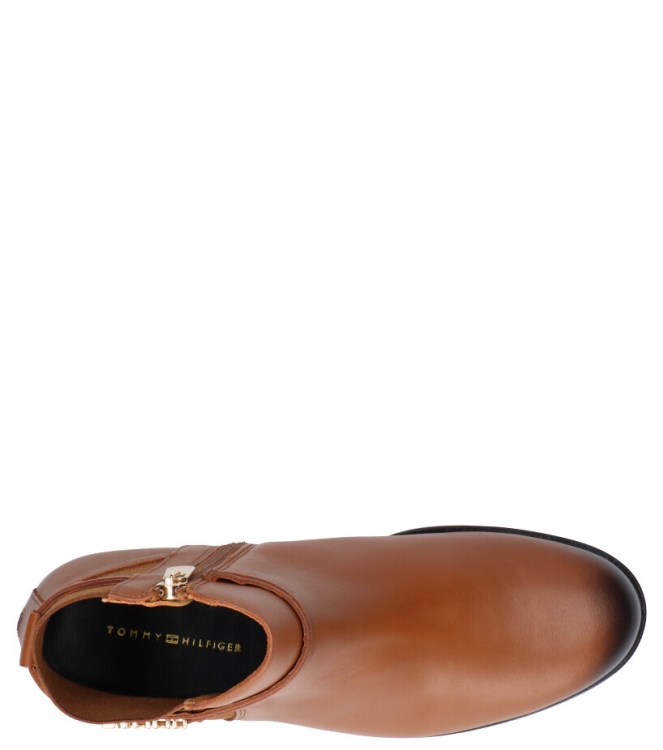 Tommy Hilfiger Enkellaars <span>FW0FW05155 GOW</span> FW0FW05155 GOW cognac - www.bremmerschoenen.info - Bremmer Schoenen