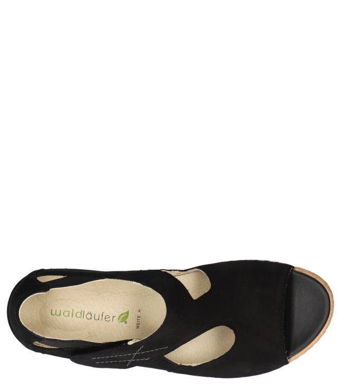 Waldlaufer Sandaal <span>342004 191 001 Heliett</span> 342004 191 001 Heliett zwart - www.bremmerschoenen.info - Bremmer Schoenen