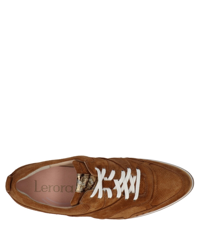 Lerora Sneaker <span>65016 4005 196</span> 65016 4005 196 cognac - www.bremmerschoenen.info - Bremmer Schoenen