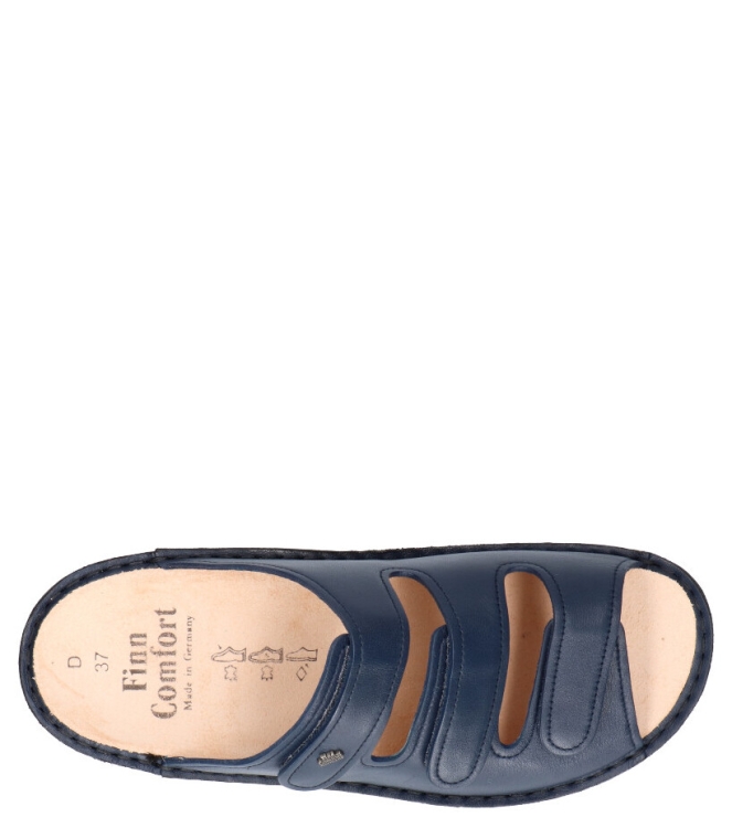 Finn comfort Slipper <span>2501 001040 Pisa</span> 2501 001040 Pisa blauw - www.bremmerschoenen.info - Bremmer Schoenen
