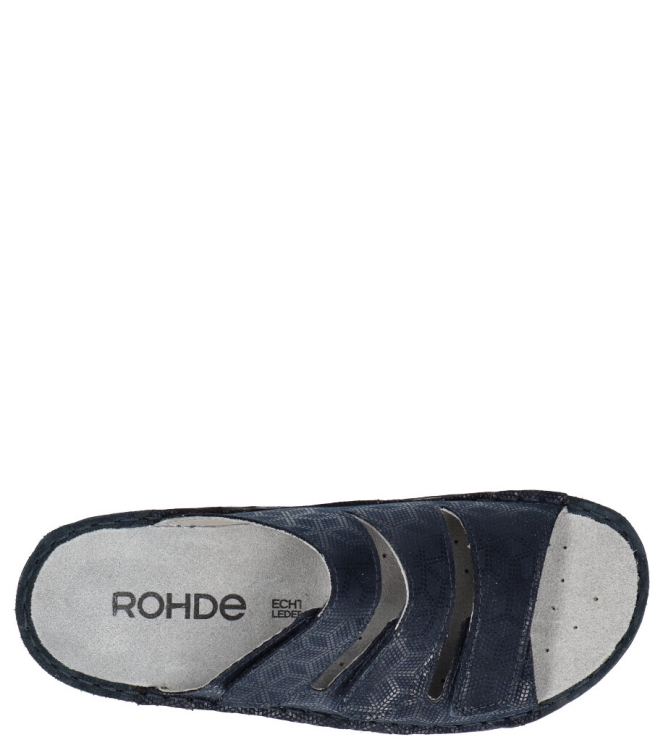 Rohde slipper <span>5772 56</span> 5772 56 blauw - www.bremmerschoenen.info - Bremmer Schoenen