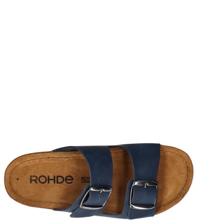 Rohde slipper <span>5856 56</span> 5856 56 blauw - www.bremmerschoenen.info - Bremmer Schoenen