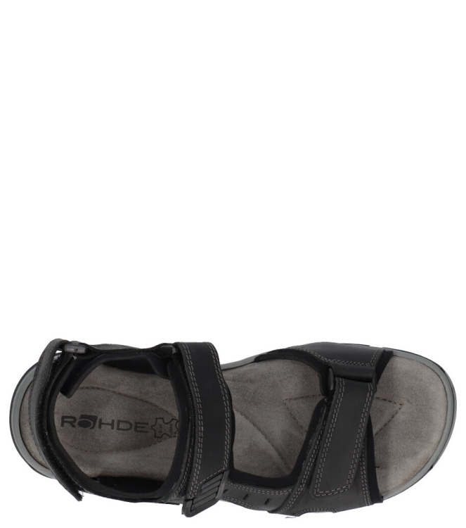 Rohde sandaal <span>5950 90</span> 5950 90 zwart - www.bremmerschoenen.info - Bremmer Schoenen