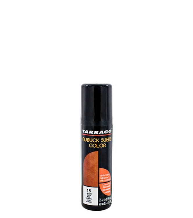 Tarrago onderhoudsmiddel <span>Tarrago Nubuck/ suede color depper 18 zwart 75ml</span> Tarrago Nubuck/ suede color depper 18 zwart 75ml zwart - www.bremmerschoenen.info - Bremmer Schoenen