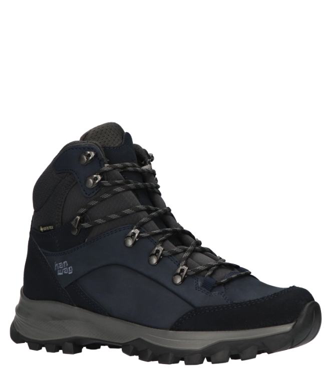 Hanwag Hanwag Wandelschoen <span>203201-007064 Banks Narrow Lady GTX</span> 007064 Navy/ Asphalt Hanwag Wandelschoen <span>203201-007064 Banks Narrow Lady GTX</span> 203201-007064 Banks Narrow Lady GTX blauw - www.bremmerschoenen.info - Bremmer Schoenen