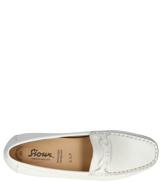 Sioux instapper <span>65012 Colandina 151</span> 65012 Colandina 151 wit - www.bremmerschoenen.info - Bremmer Schoenen