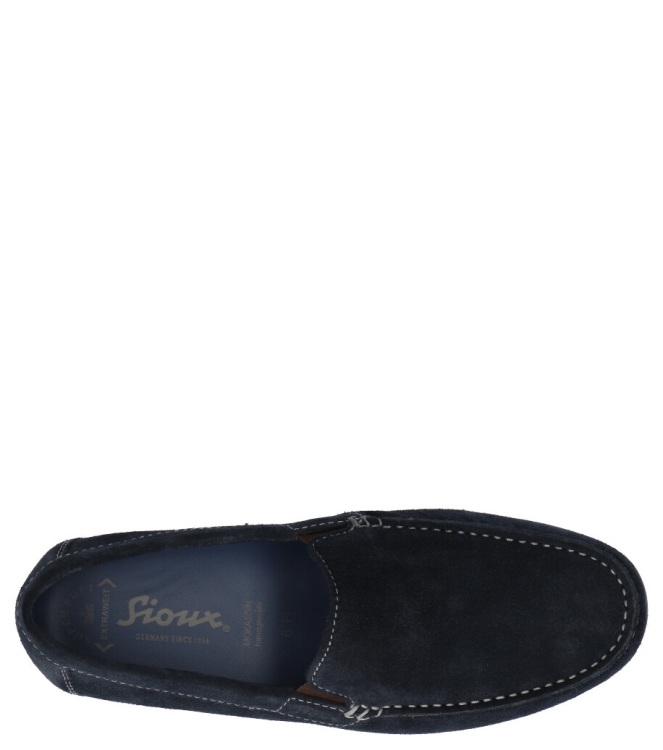 Sioux instapper <span>38661 Giumelo 700 H</span> 38661 Giumelo 700 H blauw - www.bremmerschoenen.info - Bremmer Schoenen