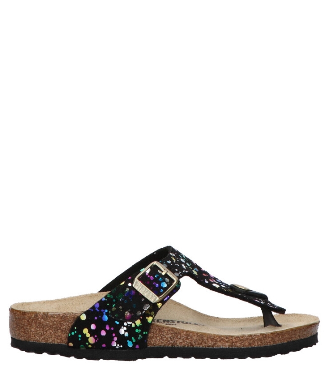 Birkenstock slipper <span>1019734 Gizeh kids MF</span> 1019734 Gizeh kids MF zwart - www.bremmerschoenen.info - Bremmer Schoenen
