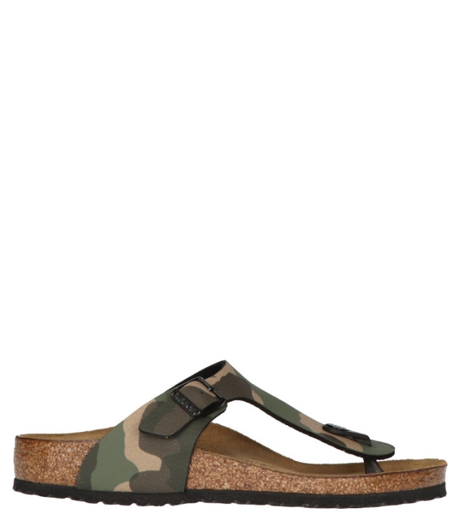 Birkenstock slipper <span>1019339 Gizeh Kids BF</span> 1019339 Gizeh Kids BF groen - www.bremmerschoenen.info - Bremmer Schoenen