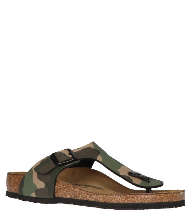 Birkenstock slipper <span>1019339 Gizeh Kids BF</span> 1019339 Gizeh Kids BF groen - www.bremmerschoenen.info - Bremmer Schoenen