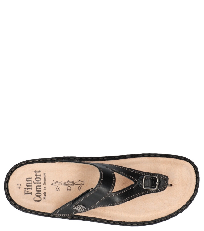 Finn comfort Teenslipper <span>81524 014099 Alexandria-S</span> 81524 014099 Alexandria-S zwart - www.bremmerschoenen.info - Bremmer Schoenen