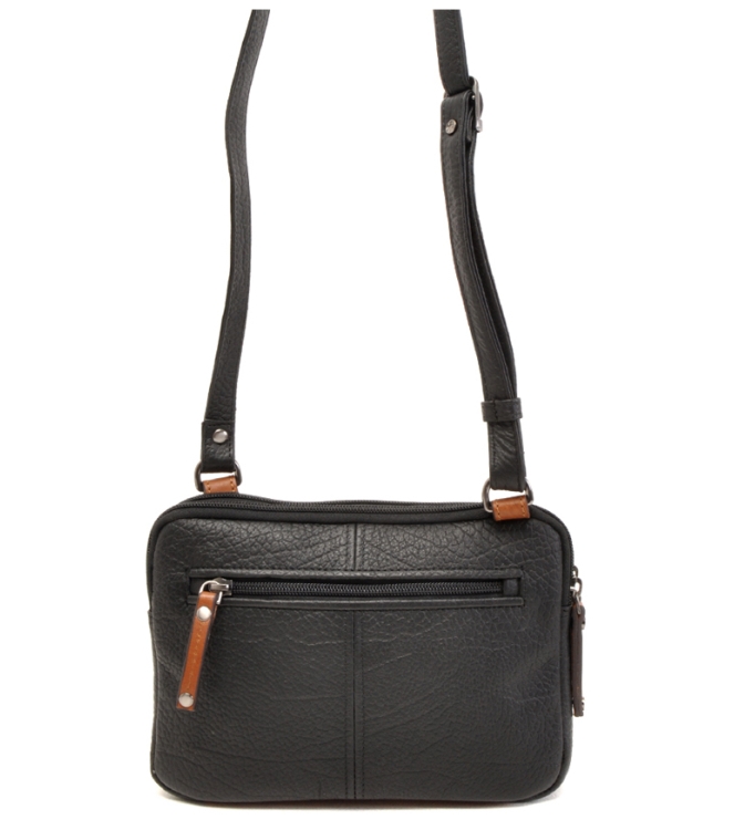 Berba Crossbody tas <span>125-041-00</span> 125-041-00 zwart - www.bremmerschoenen.info - Bremmer Schoenen
