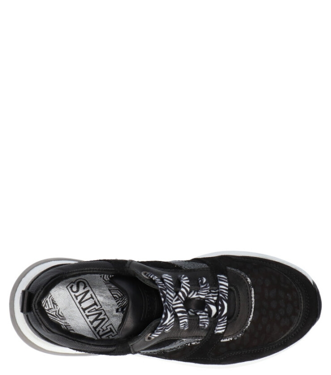 Twins Sneaker <span>321662 589</span> 321662 589 zwart - www.bremmerschoenen.info - Bremmer Schoenen