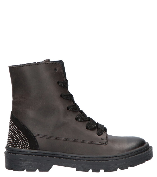 Jochie-Freaks veterboot <span>JF-21386 200</span> JF-21386 200 zwart - www.bremmerschoenen.info - Bremmer Schoenen