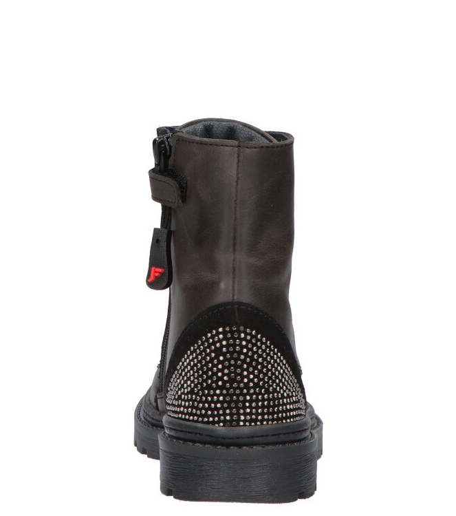 Jochie-Freaks veterboot <span>JF-21386 200</span> JF-21386 200 zwart - www.bremmerschoenen.info - Bremmer Schoenen
