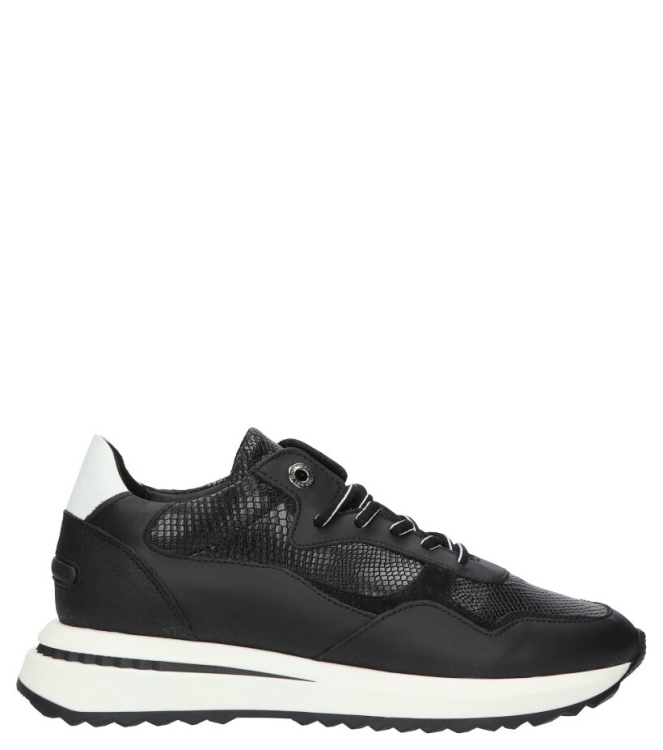 Floris van Bommel Sneaker <span>85351/00</span> 85351/00 zwart - www.bremmerschoenen.info - Bremmer Schoenen