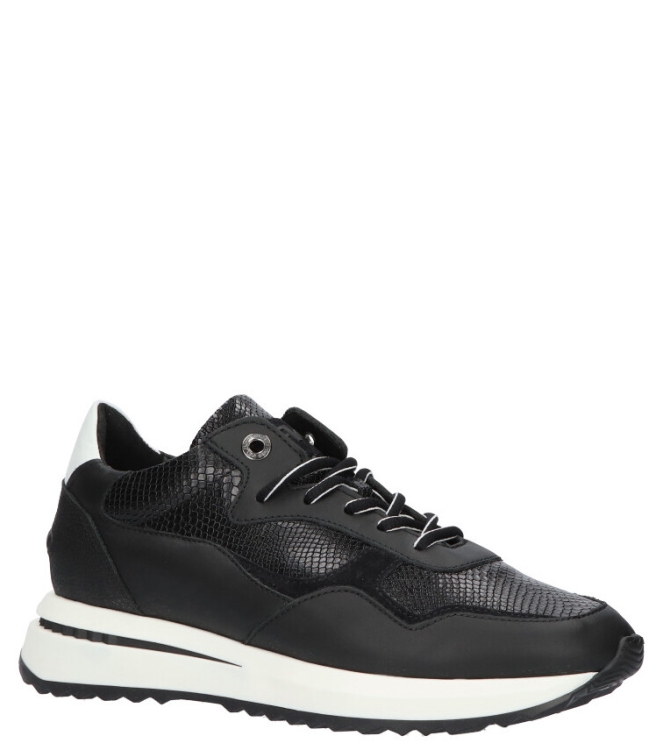 Floris van Bommel Sneaker <span>85351/00</span> 85351/00 zwart - www.bremmerschoenen.info - Bremmer Schoenen
