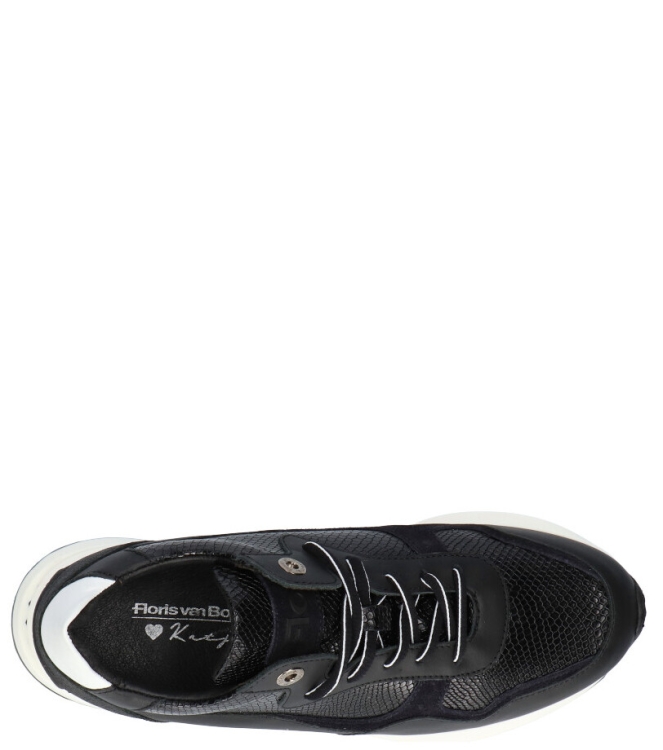 Floris van Bommel Sneaker <span>85351/00</span> 85351/00 zwart - www.bremmerschoenen.info - Bremmer Schoenen