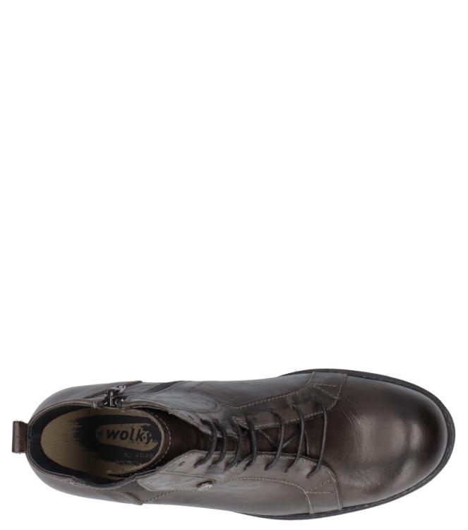 Wolky veterboot <span>0448130 210 Volga XW</span> 0448130 210 Volga XW grijs - www.bremmerschoenen.info - Bremmer Schoenen