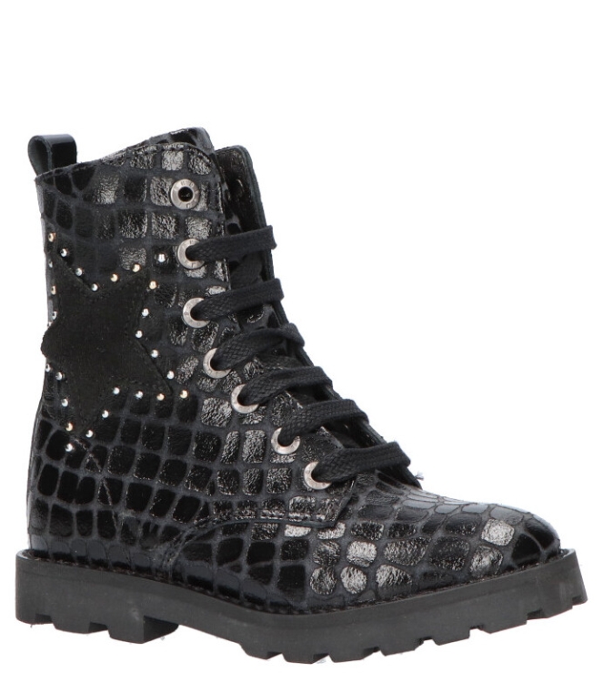 Shoesme veterboot <span>TA21W024-C</span> TA21W024-C zwart - www.bremmerschoenen.info - Bremmer Schoenen