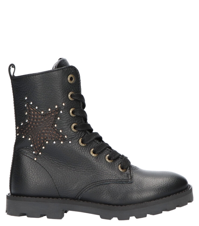 Shoesme veterboot <span>TA21W024-B</span> TA21W024-B zwart - www.bremmerschoenen.info - Bremmer Schoenen