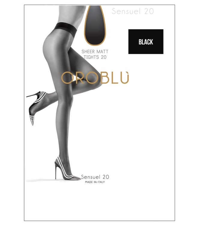 Oroblu Panty <span>Sensuel 20 Black</span> Sensuel 20 Black zwart - www.bremmerschoenen.info - Bremmer Schoenen
