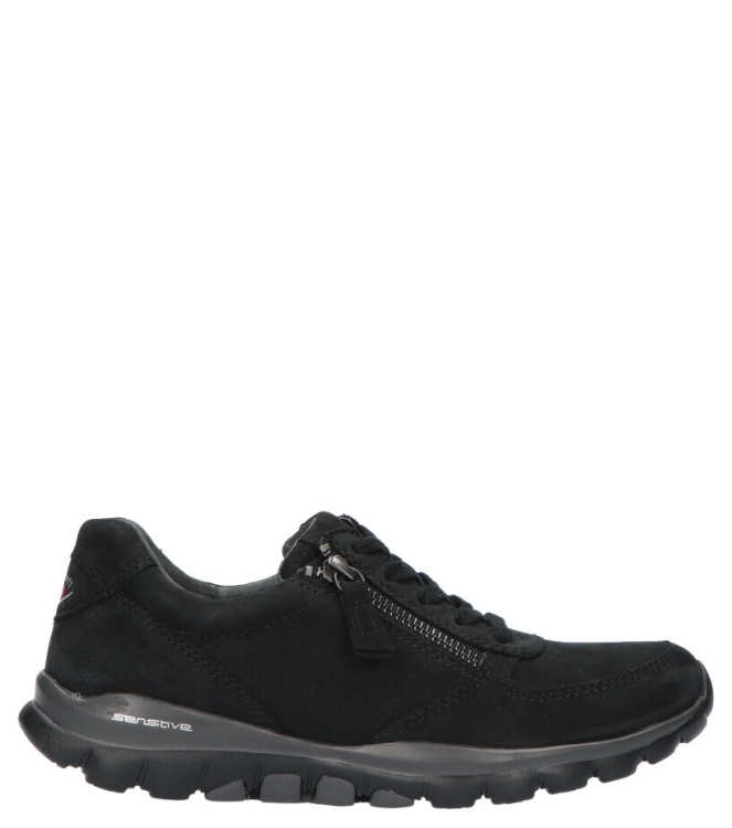 Gabor Sneaker <span>06.968.47</span> 06.968.47 zwart - www.bremmerschoenen.info - Bremmer Schoenen