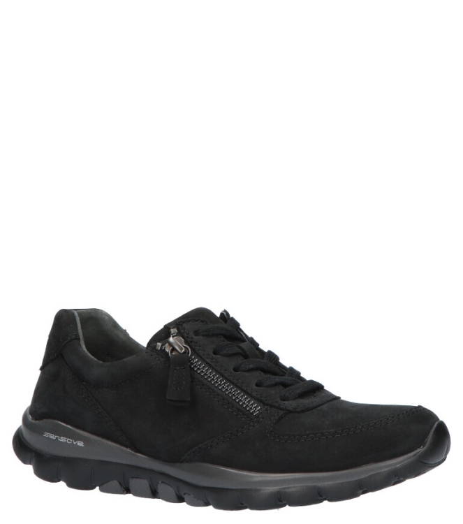 Gabor Sneaker <span>06.968.47</span> 06.968.47 zwart - www.bremmerschoenen.info - Bremmer Schoenen