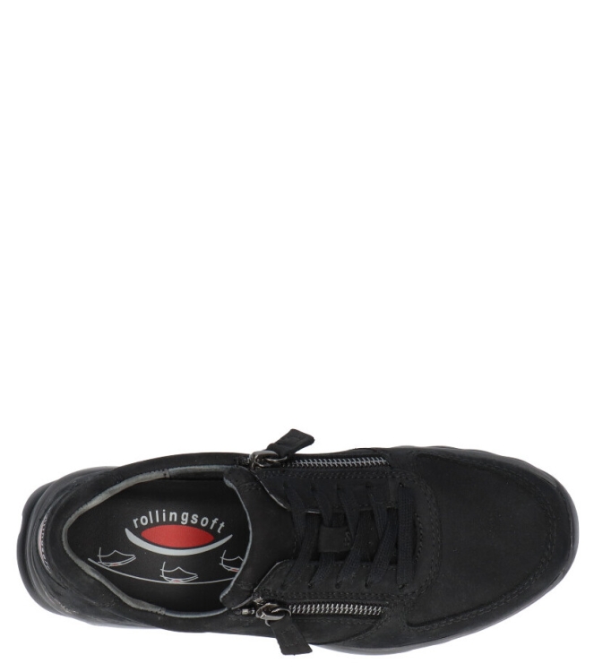 Gabor Sneaker <span>06.968.47</span> 06.968.47 zwart - www.bremmerschoenen.info - Bremmer Schoenen