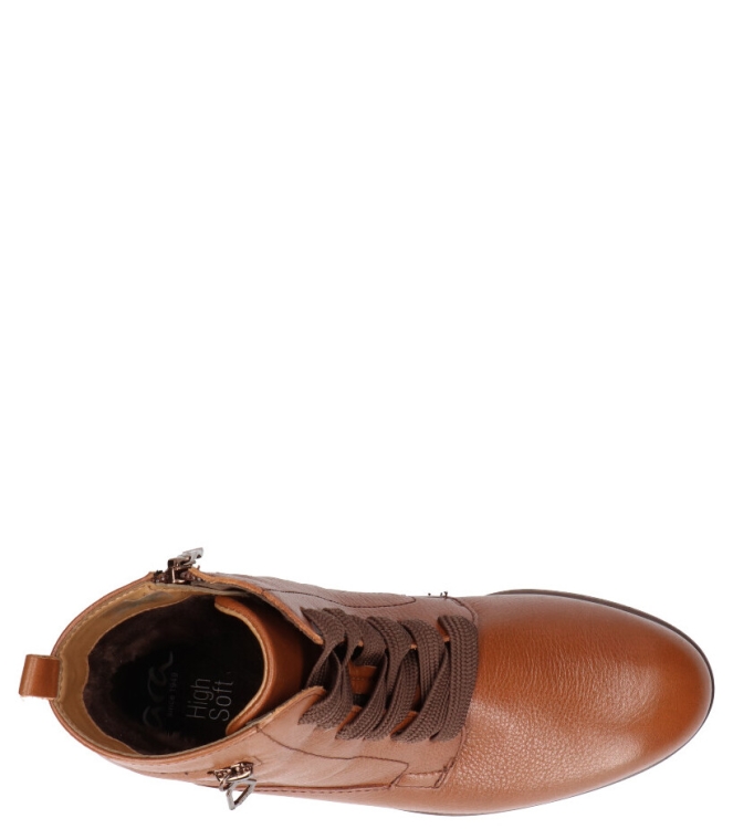 Ara veterboot <span>12-49540-65</span> 12-49540-65 cognac - www.bremmerschoenen.info - Bremmer Schoenen