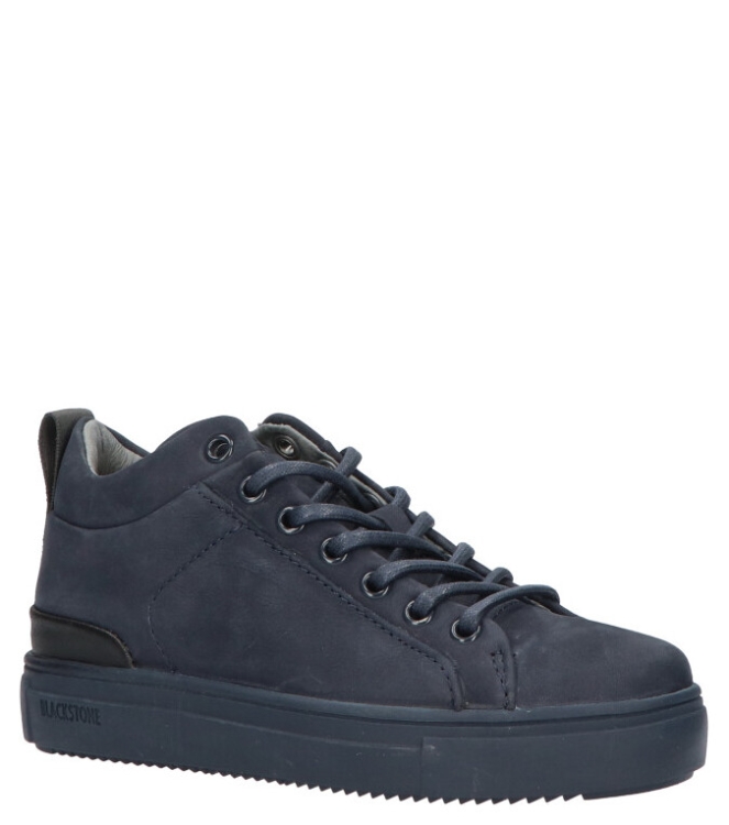 Blackstone Sneaker <span>SK-54 Navy</span> SK-54 Navy blauw - www.bremmerschoenen.info - Bremmer Schoenen
