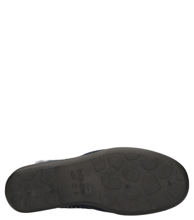 Rohde pantoffel <span>2510 50</span> 2510 50 blauw - www.bremmerschoenen.info - Bremmer Schoenen