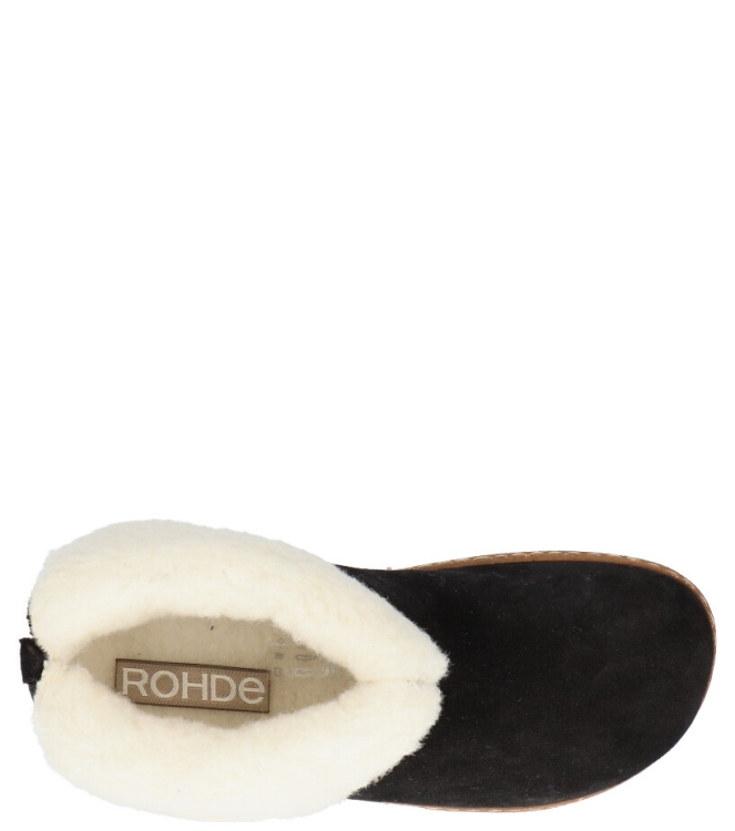 Rohde pantoffel <span>6128 90</span> 6128 90 zwart - www.bremmerschoenen.info - Bremmer Schoenen
