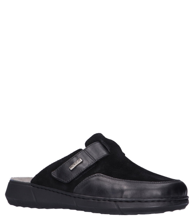 Rohde pantoffel <span>6722 90</span> 6722 90 zwart - www.bremmerschoenen.info - Bremmer Schoenen