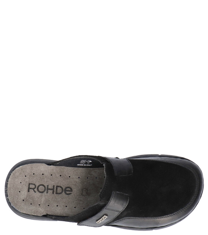 Rohde pantoffel <span>6722 90</span> 6722 90 zwart - www.bremmerschoenen.info - Bremmer Schoenen