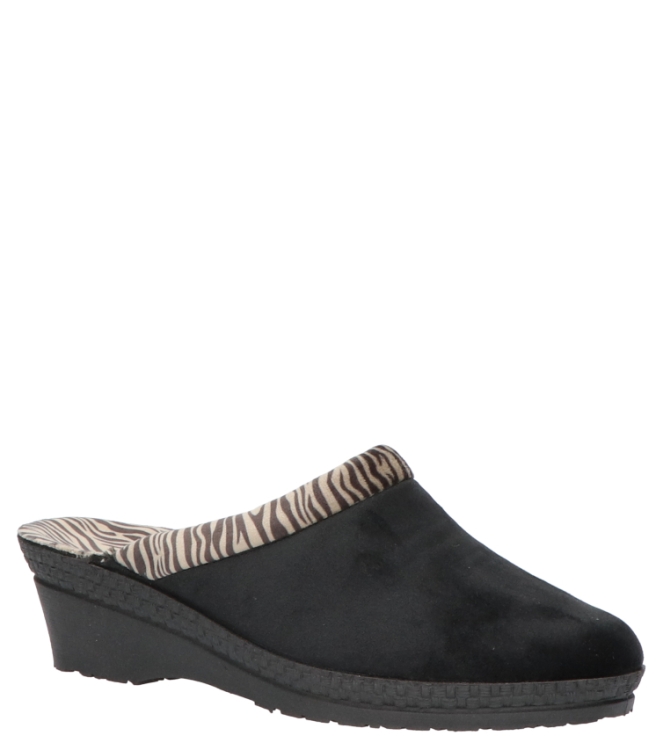 Rohde pantoffel <span>2465 90</span> 2465 90 zwart - www.bremmerschoenen.info - Bremmer Schoenen