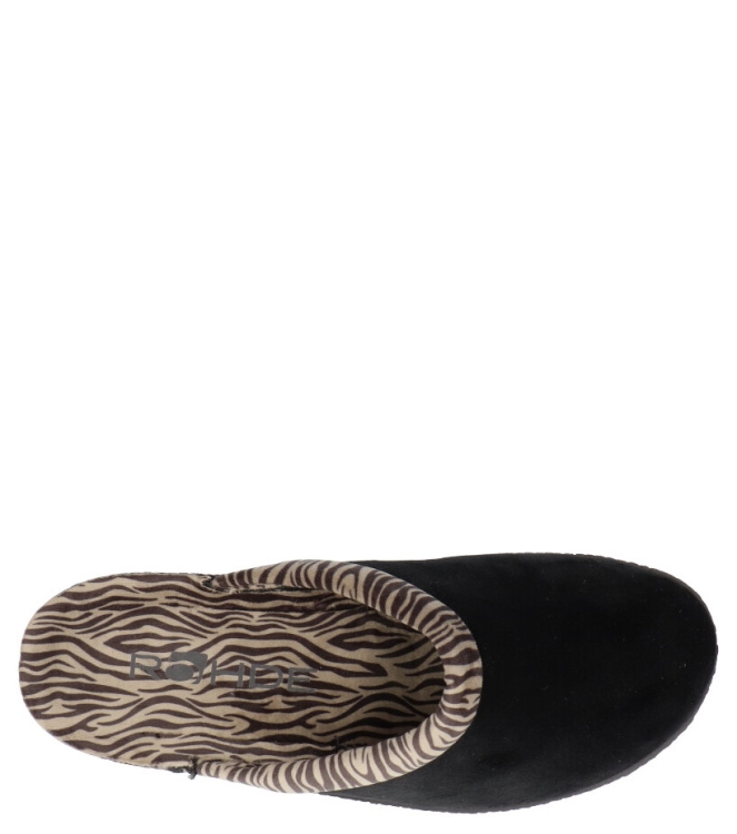 Rohde pantoffel <span>2465 90</span> 2465 90 zwart - www.bremmerschoenen.info - Bremmer Schoenen