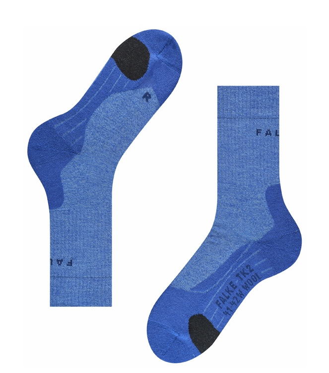 Falke Trekking <span>16395 6545 TK2 Wool</span> 16395 6545 TK2 Wool blauw - www.bremmerschoenen.info - Bremmer Schoenen